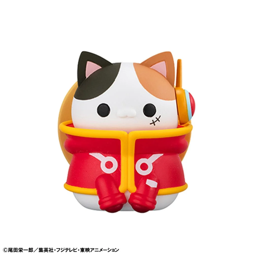 One Piece Mega Cat Project Trading Figure Egghead NyanPieceNyan! 3 cm Blind Box - 1 Unidade